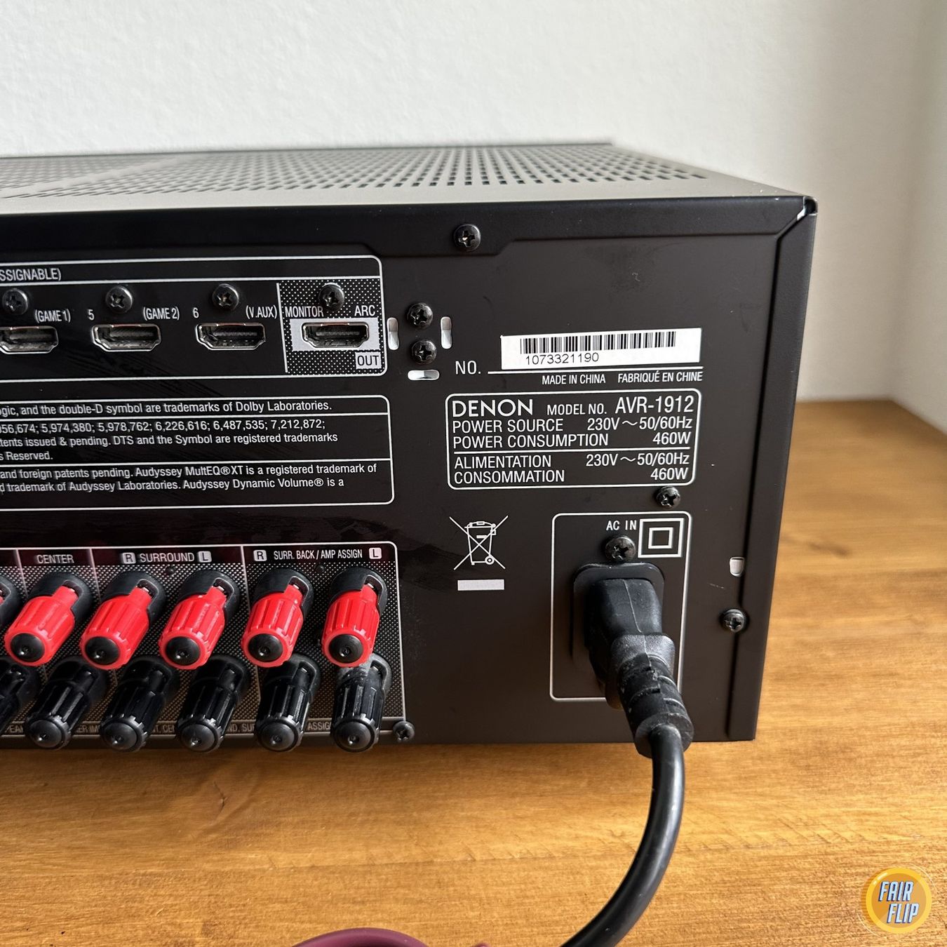 Denon Ricevitori: Denon AVR-1912 AV Receiver 7.1 Network – Usato da Luzern venduto da fairflip 4