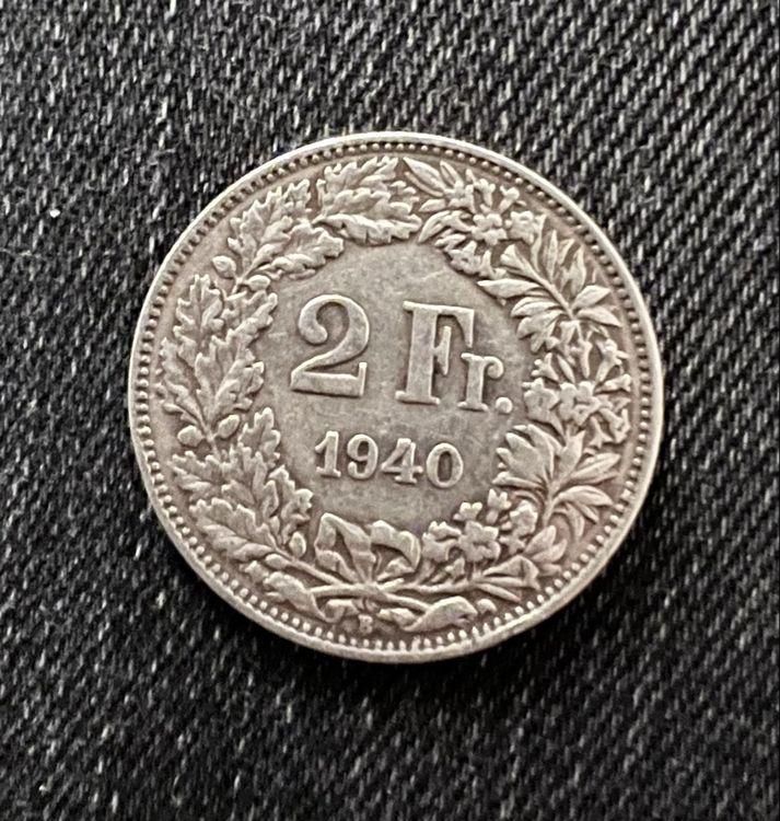 silberm-nze-2-franken-1940-gebraucht-in-chur-f-r-chf-6-mit