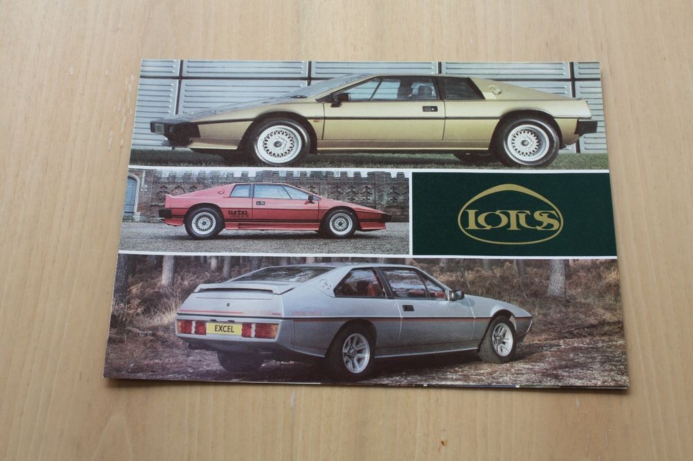 Lotus Modell Programm Prospekt 1982 (Gebraucht) in Wikon für CHF 9 ...