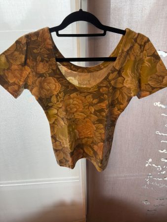 🌻 T-shirt vintage fleuri femme T.S/M