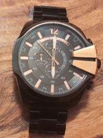 Herrenuhr Diesel Chronograph schwarz roségold guter Zustand
