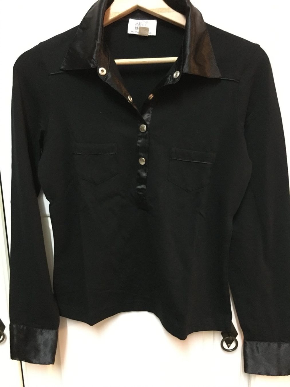 Magliette Polo: ALBA MODA Shirt, schwarz, Gr. 34 – Usato da Arni AG venduto da Mimo007
