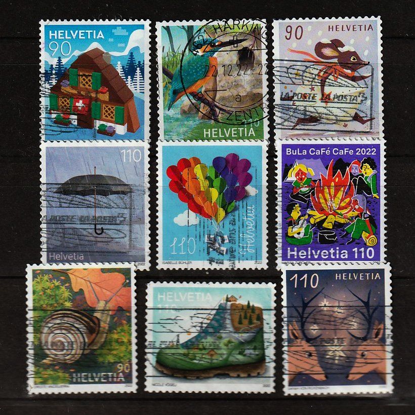 Tous les timbres: 2022 neue Schweizer Briefmarken – D'occasion à Arlesheim par gaugi43