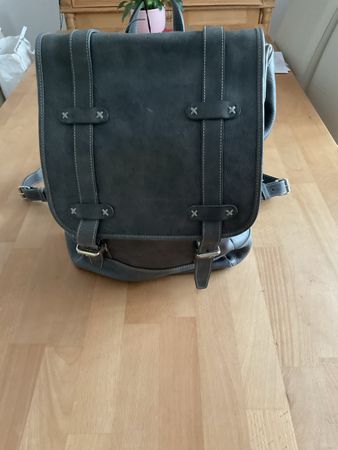 EMEL Rucksack Madrid Leder mit Laptop Fach