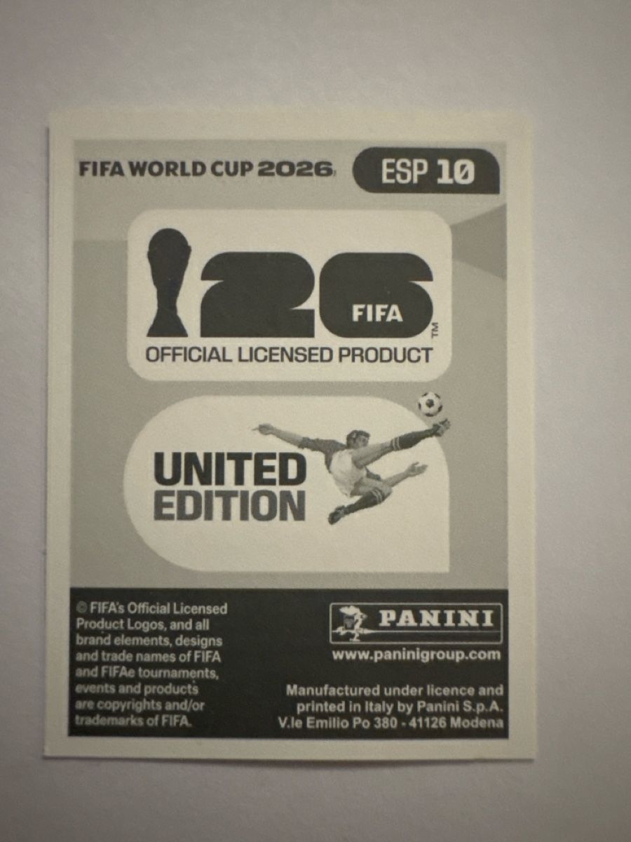 Panini Carte collezionabili: Panini WM 2026 ESP 10 – Nuovo (secondo la descrizione) da Kreuzlingen venduto da DennisA27 1