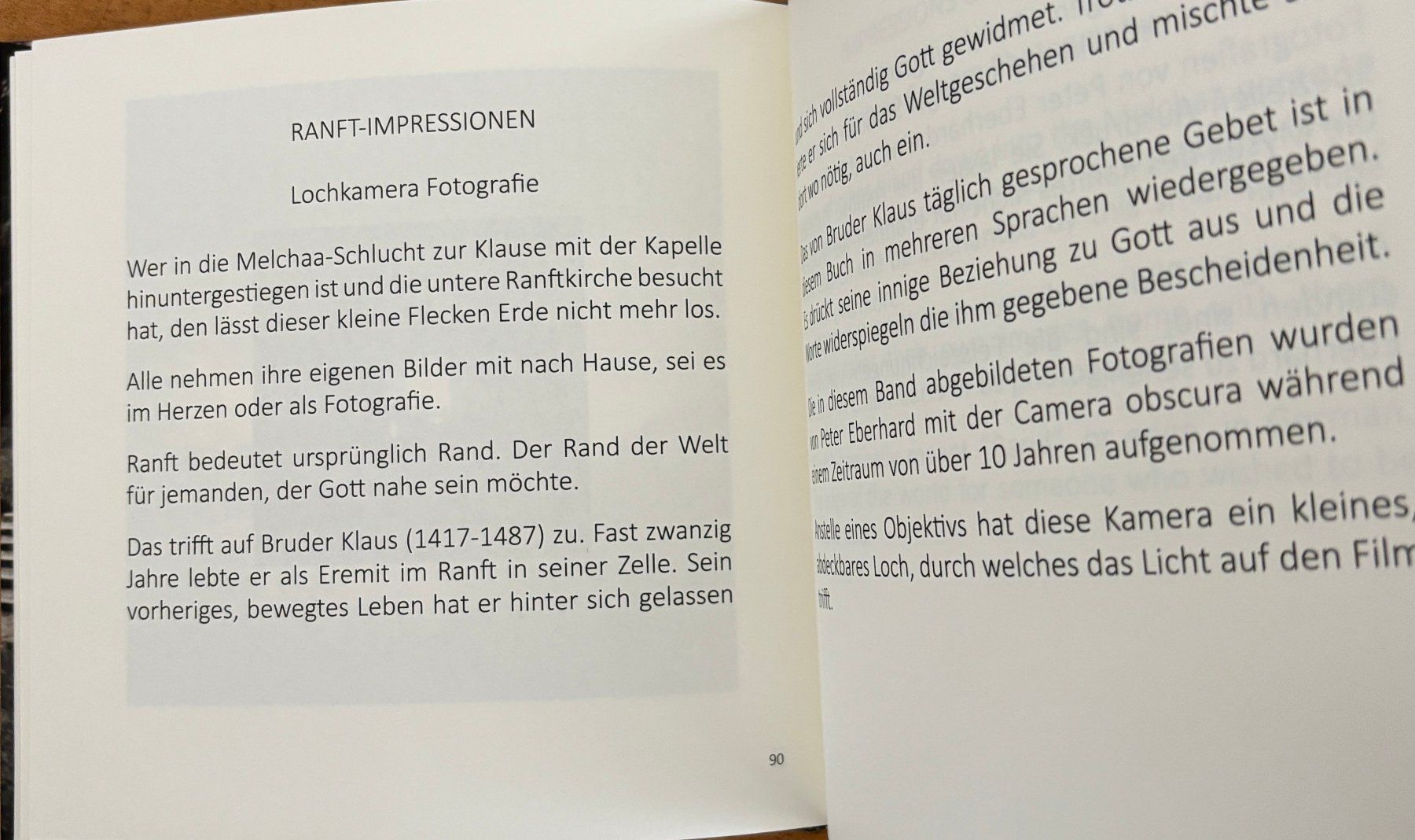 Libri: Eberhard Peter, Ranft-Impressionen – Nuovo (secondo la descrizione) da Sarnen venduto da Livres 4