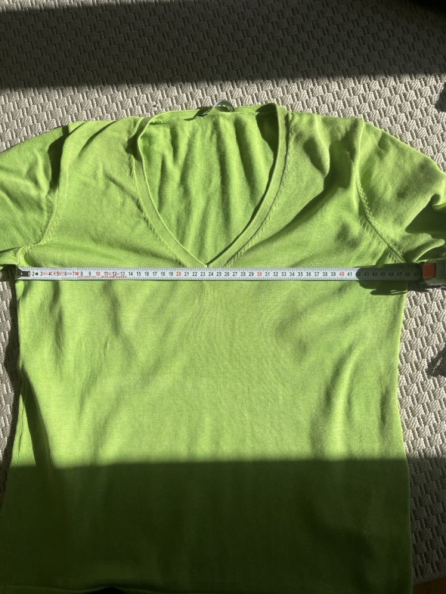 Maglioni & Felpe: Pullover mit V-Ausschnitt, grün, 45% Seide, XL – Usato da Solothurn venduto da Bobesch08 4
