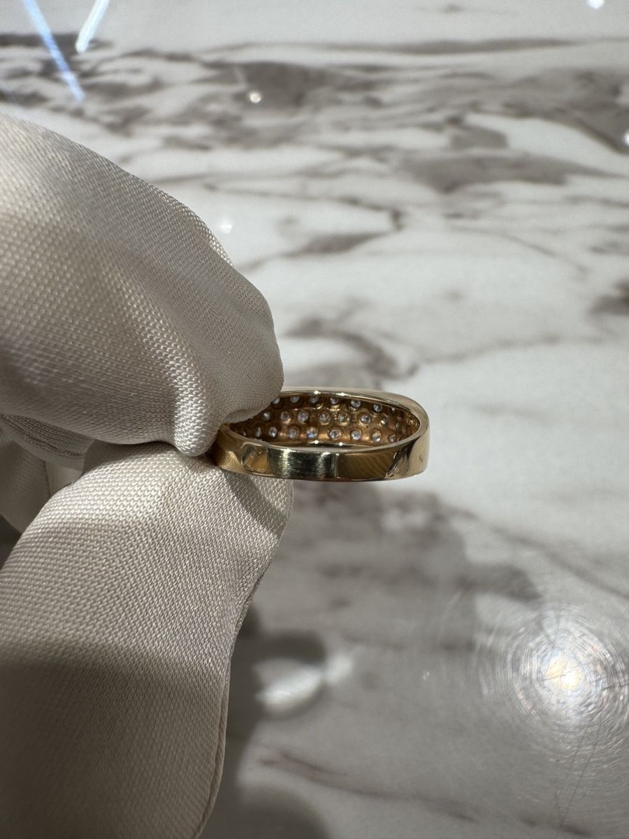 Anelli: Damen Goldring mit diamanten – Usato da Schaffhausen venduto da glamour-shop 1