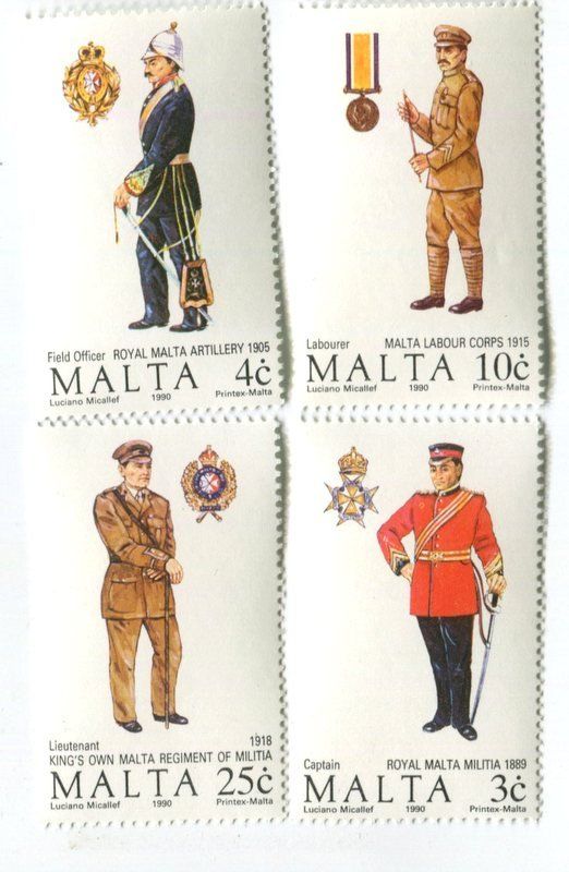 Alle Briefmarken: Briefmarken "Uniform". Malta – Neu und originalverpackt aus Basel von Butsch5