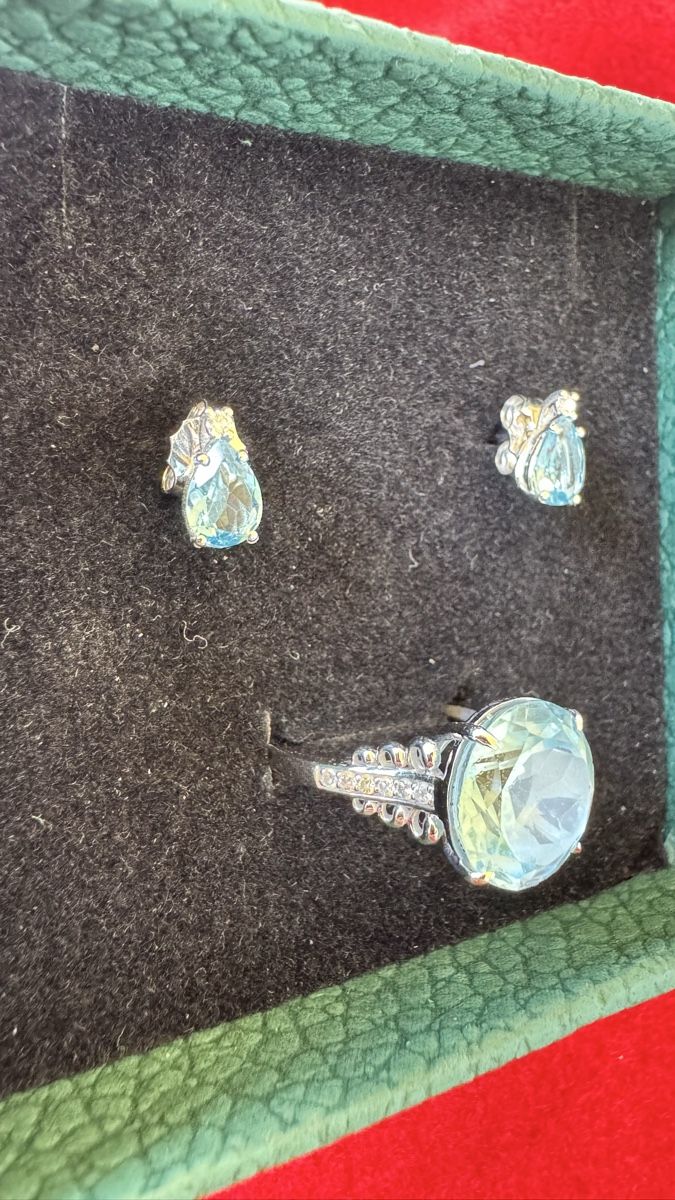 Altri gioielli: Set 14k Grosser Topas Ring mit Ohrringen – Nuovo (secondo la descrizione) da Untersiggenthal venduto da TimeandShine 8