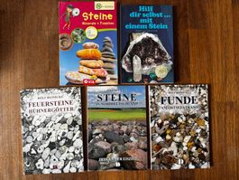 5 Steine und Geologie Bücher guter Zustand
