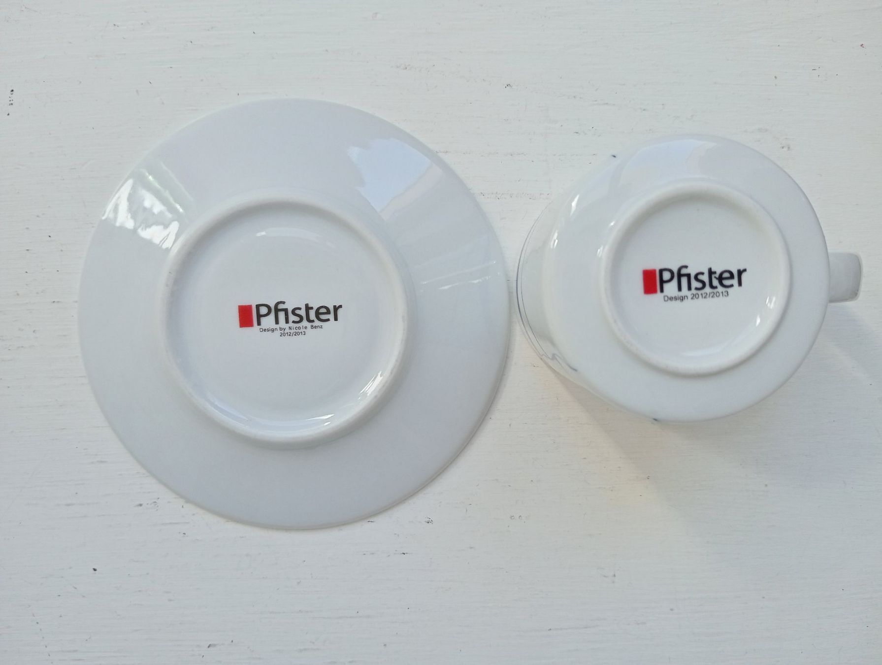 Pfister Tazze: Espressotasse Möbel Pfister 2012 Blau Weiss – Usato da Allschwil venduto da Evgeniia78 3