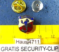 ABARTH AUTO LOGO 15mm KLEIN FEIN EDEL ENAMEL AUTO PIN GOLDIG