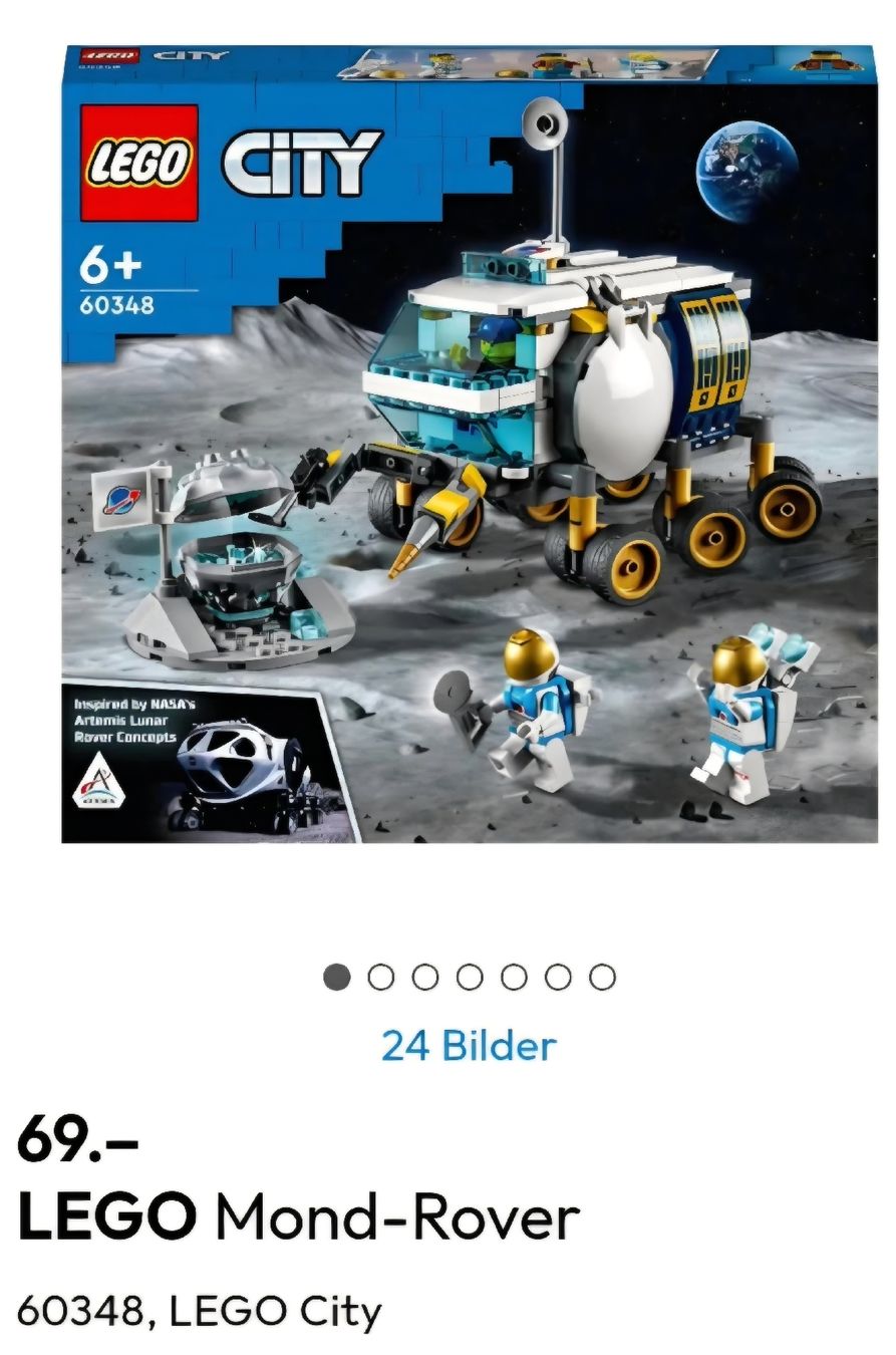 Lego Jouets: Lego 60348 Mond Rover – D'occasion à Morschach par greendream1985