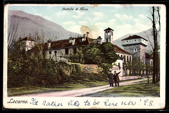 Cartoline postali: AK Locarno, Castello di Ferro – Usato da Berlin venduto da bartko-reher