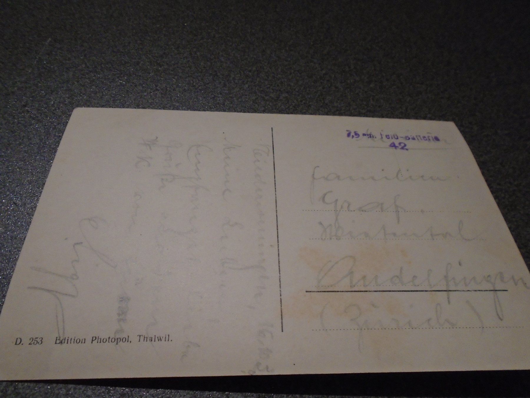 Cartoline postali: Ansichtskarte Niederweningen, gelaufen – Usato da Zürich venduto da abraxas1291 1