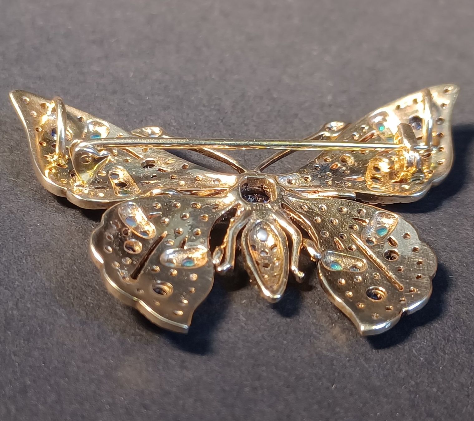 Ciondoli: SCHMETTERLING 375er Gold mit Saphir, Opal und Perlen – Usato da gais venduto da dun_c2xc 6