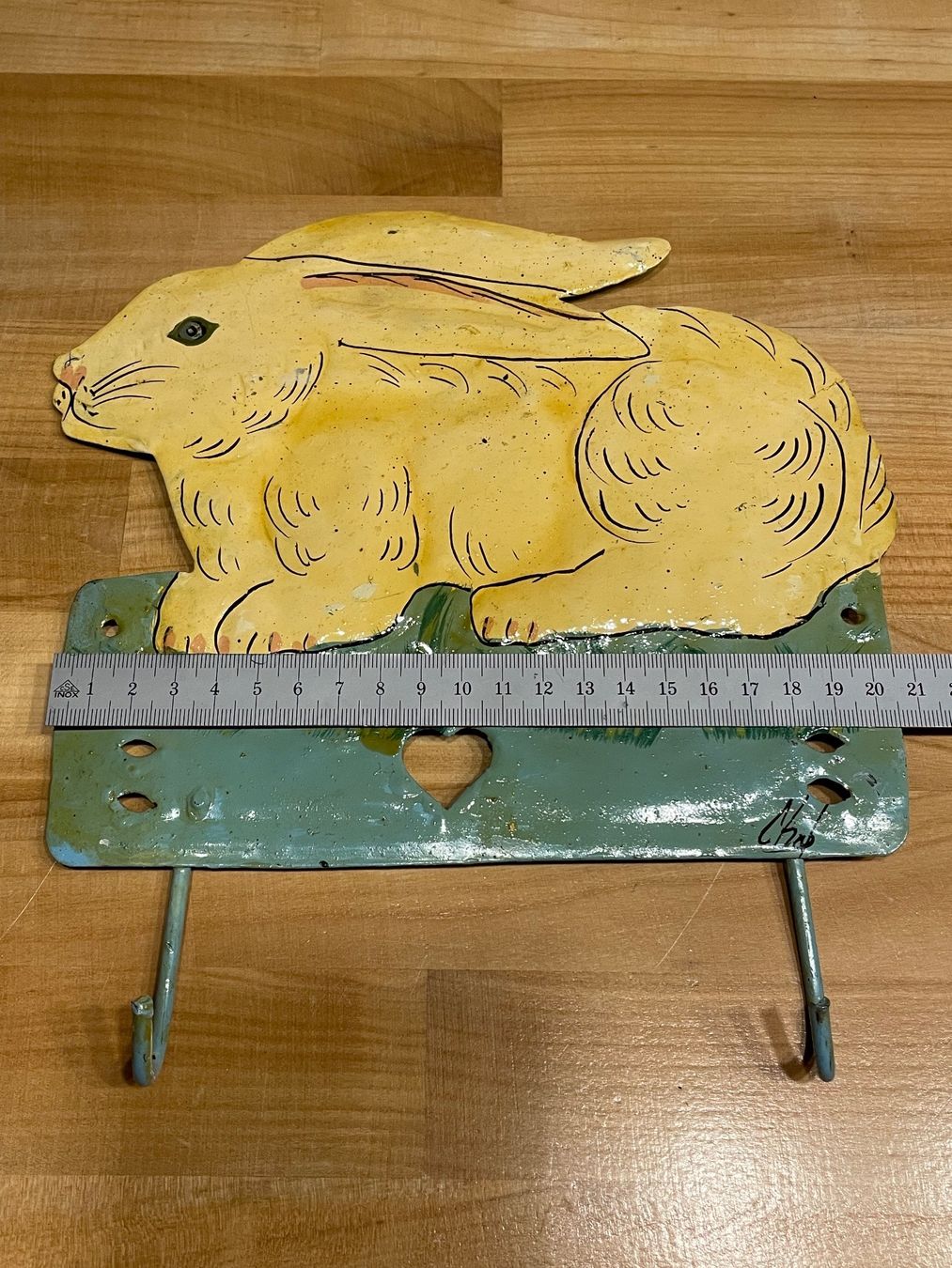 Toutes les décorations: Deko Blechschild mit Hacken Hase – D'occasion à Rümlang par euqinom16 3