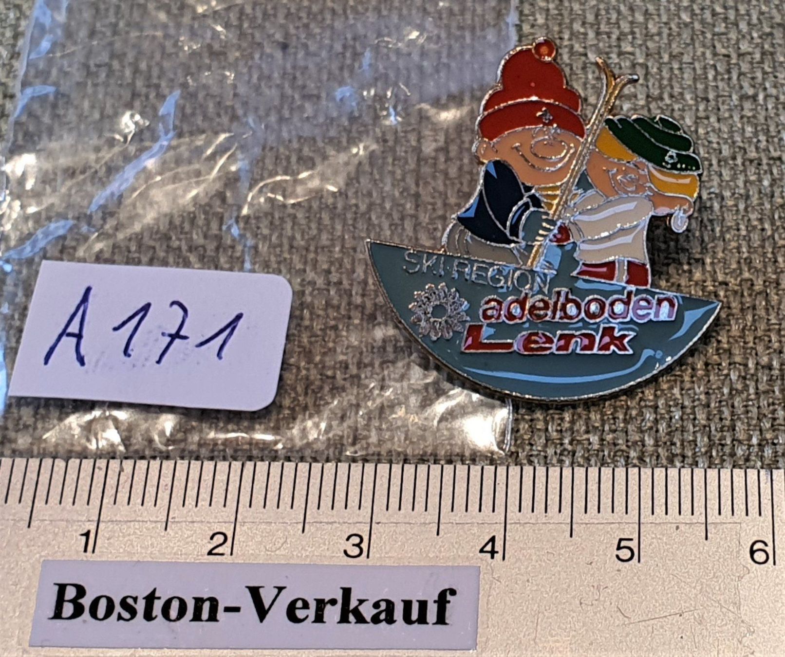Placchette & Badge: A171 - Pin Ski Region  Adelboden Lenk – Usato da Reinach BL venduto da Boston-Verkauf 2