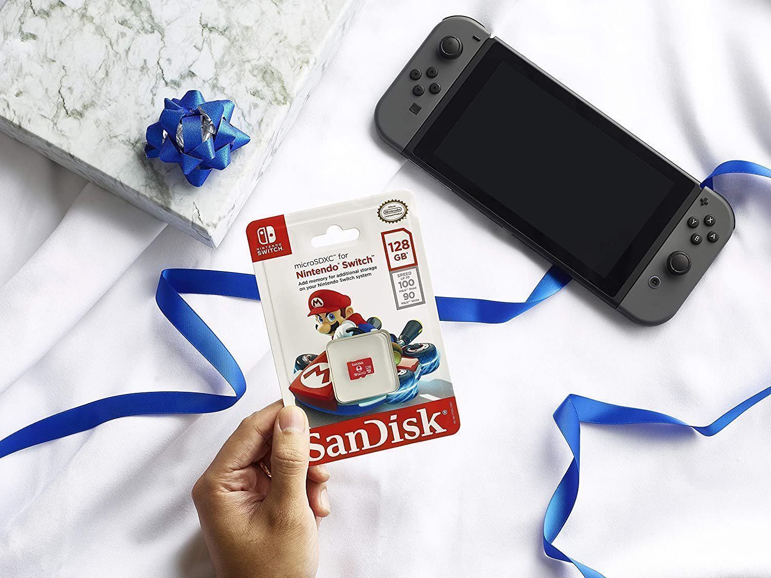 Sandisk Schede di memoria: SanDisk microSDXC UHS-I Speicher 128GB – Nuovo e nell'imballaggio originale da Eschen venduto da 33shaggy33