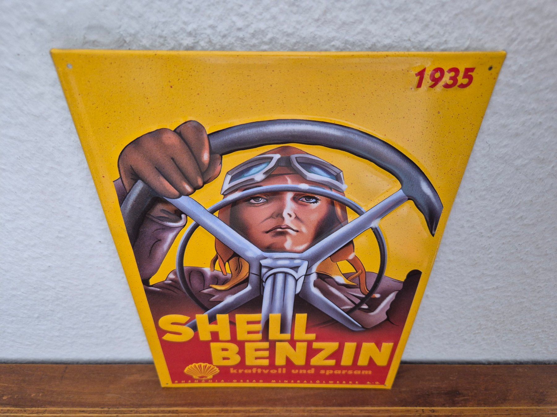 Shell Insegne: Blechschild Shell Tankstelle Tanksäule Limitiert 1995 Blech – Usato da Schaffhausen venduto da pfanis09 3