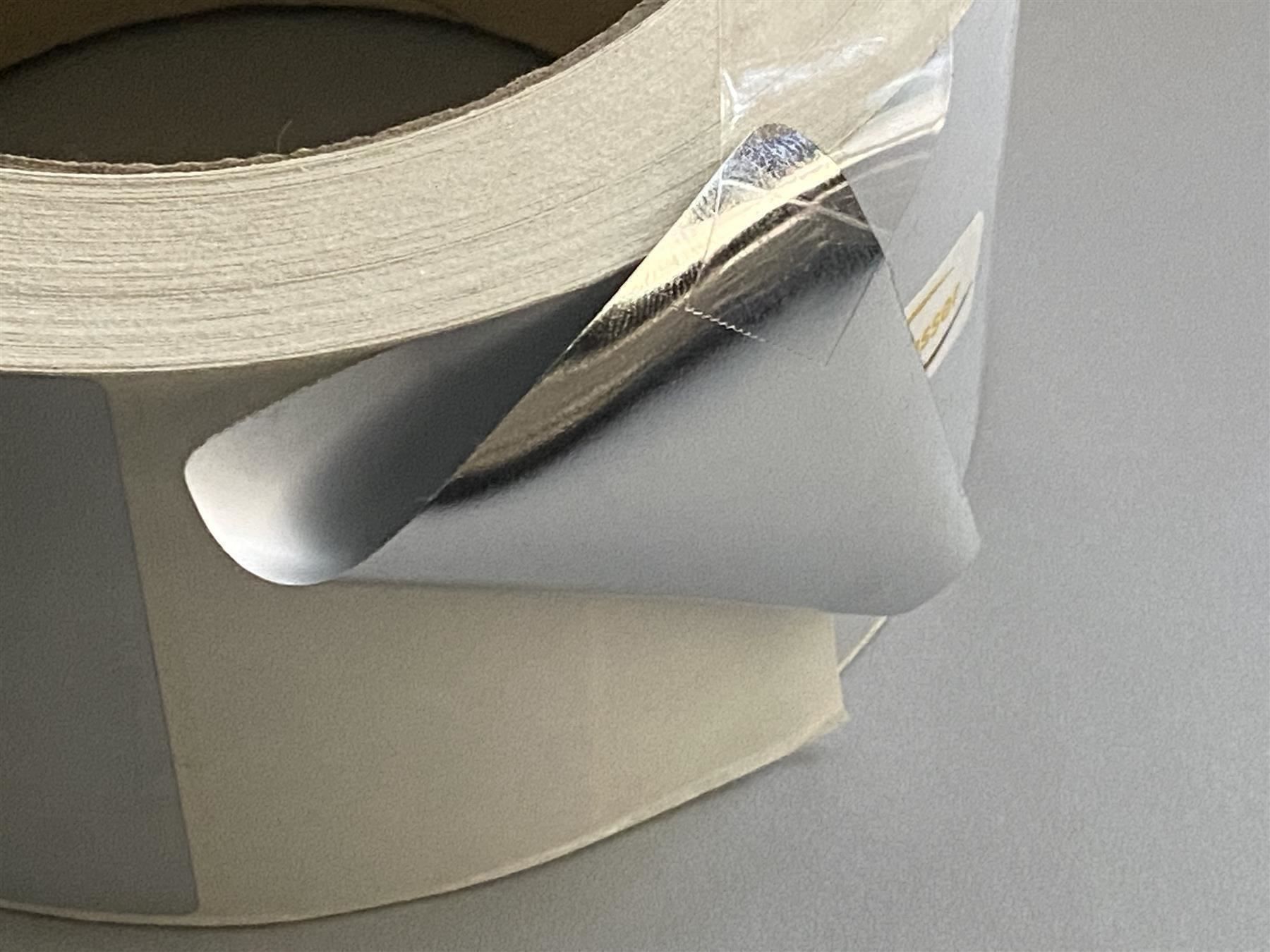 Sticker: Rolle mit ca. 1000 Silber-Etiketten – Usato da Langwiesen venduto da Restposten-24 2