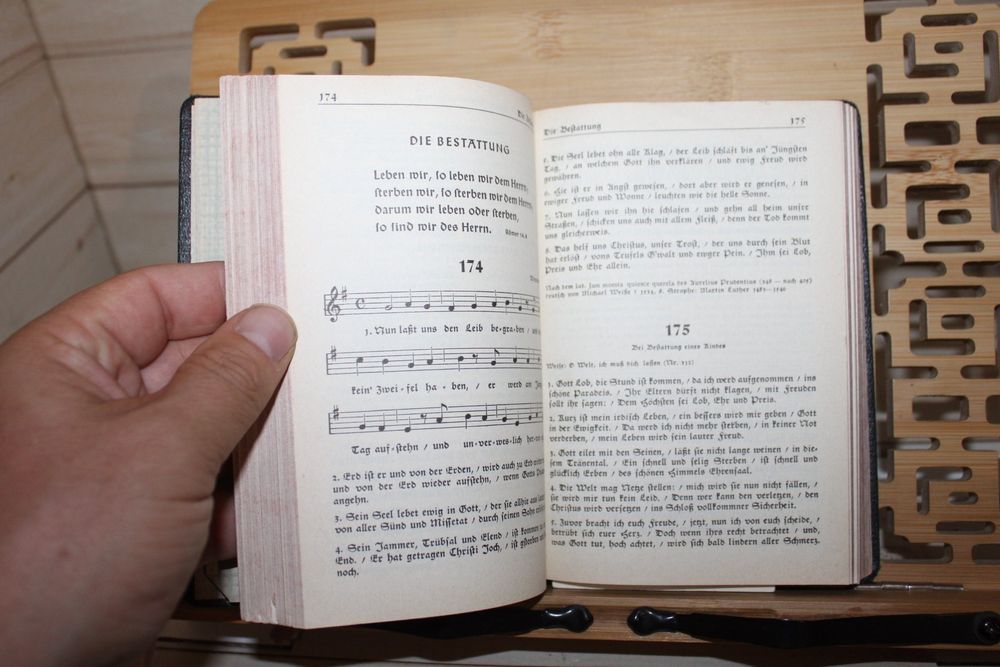 Livres: Gesangsbücher Ev. Landeskirche Nassau - 5 Stück – D'occasion à Kaden par Buchantiquariat 4