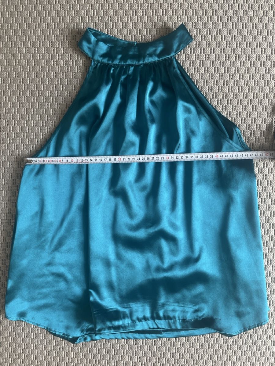 Tops: Neckholdertop, Petrol, XL – Gebraucht aus Solothurn von Bobesch08 5