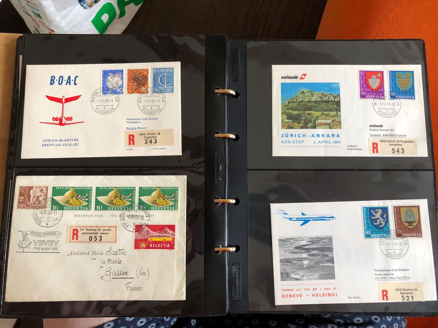Tutti i francobolli: Album FDC + Sonderbriefe ab 1869 – Usato da Lufingen venduto da Rac0 5