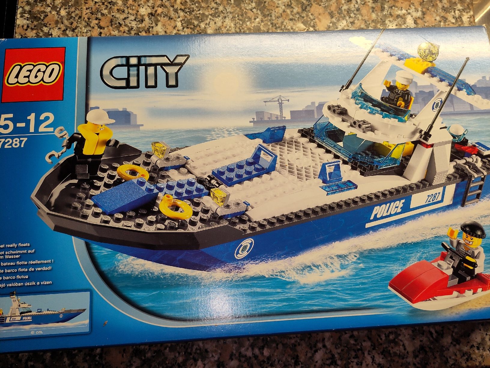 Lego Spielzeuge: Lego City 7287 Polizeiboot – Gebraucht aus Lanzenhäusern von Kula4