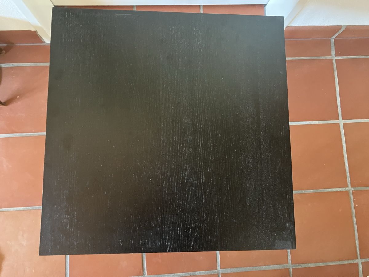 Tables: Tischlein, Schwarz mit Metallbeinen – Neuf (Voir description) à Speicher par mad_72ky 2