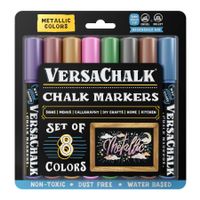 VersaChalk- Metallische Flüssigkreide Marker 8er Set mit 5mm