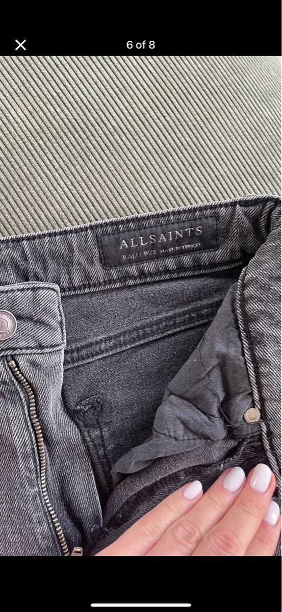Allsaints Jeans: AllSaints Black Wash Jeans - Size 25 – Neu (gemäss Beschreibung) aus zug von Inaar 5
