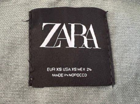 Zara Giacche: Salbeigrüne Jeansjacke, Gr. XS – Nuovo (secondo la descrizione) da Küsnacht ZH venduto da Line_1967 3