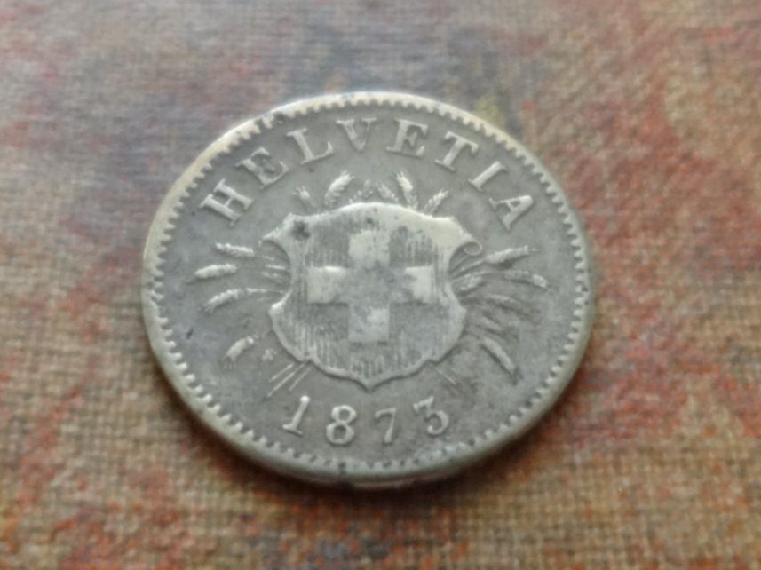 Tutti le monete: 5 Rp. 1873  (C) – Usato da Romanel-sur-Lausanne venduto da Swift13