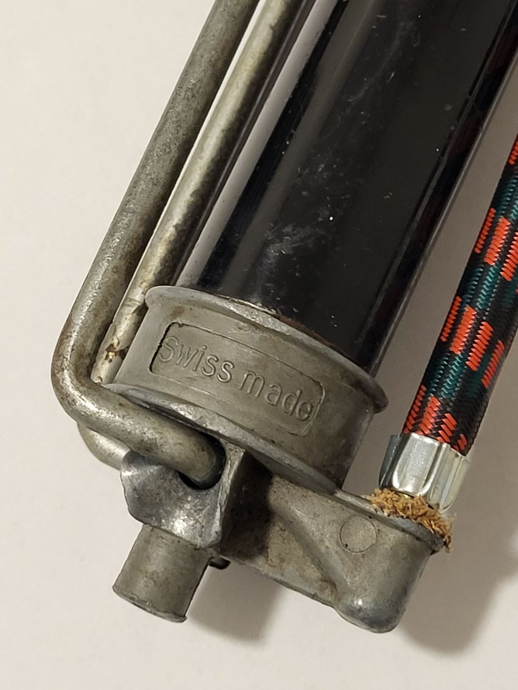 Pumpen: Fahrrad Pumpe REX Militär – Gebraucht aus Stansstad von Harleywasser 2