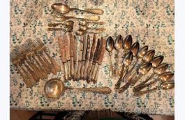 posate placcato argento 800