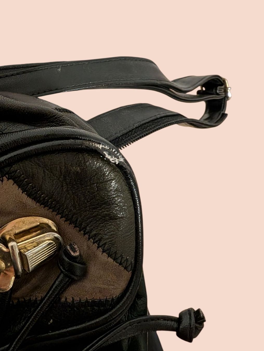 Rucksäcke: Vintage-Rucksäckli aus Leder – Gebraucht aus St. Gallen von nadinewho 1