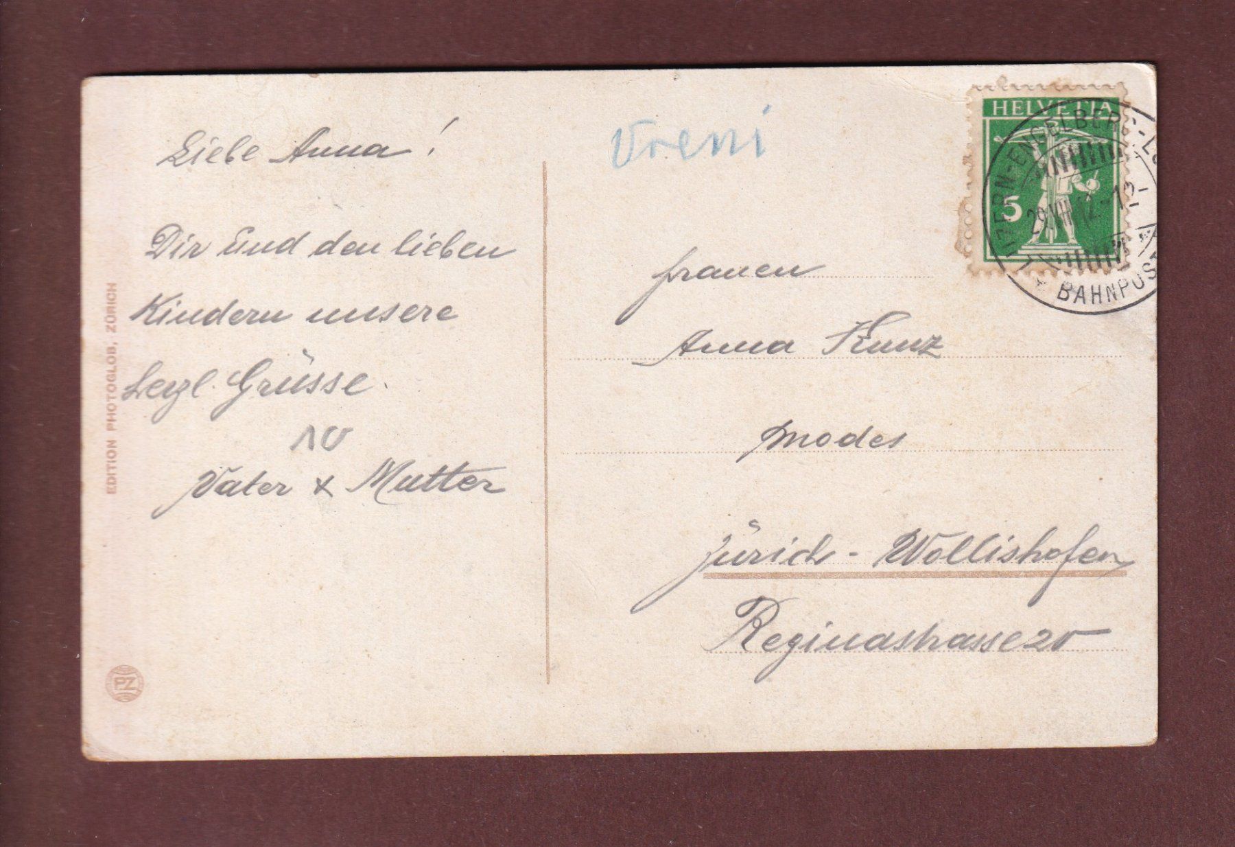 Cartoline postali: ENGELBERG - Spannörter - Titlis - 1912 – Usato da Pully venduto da nicecards-shop 1