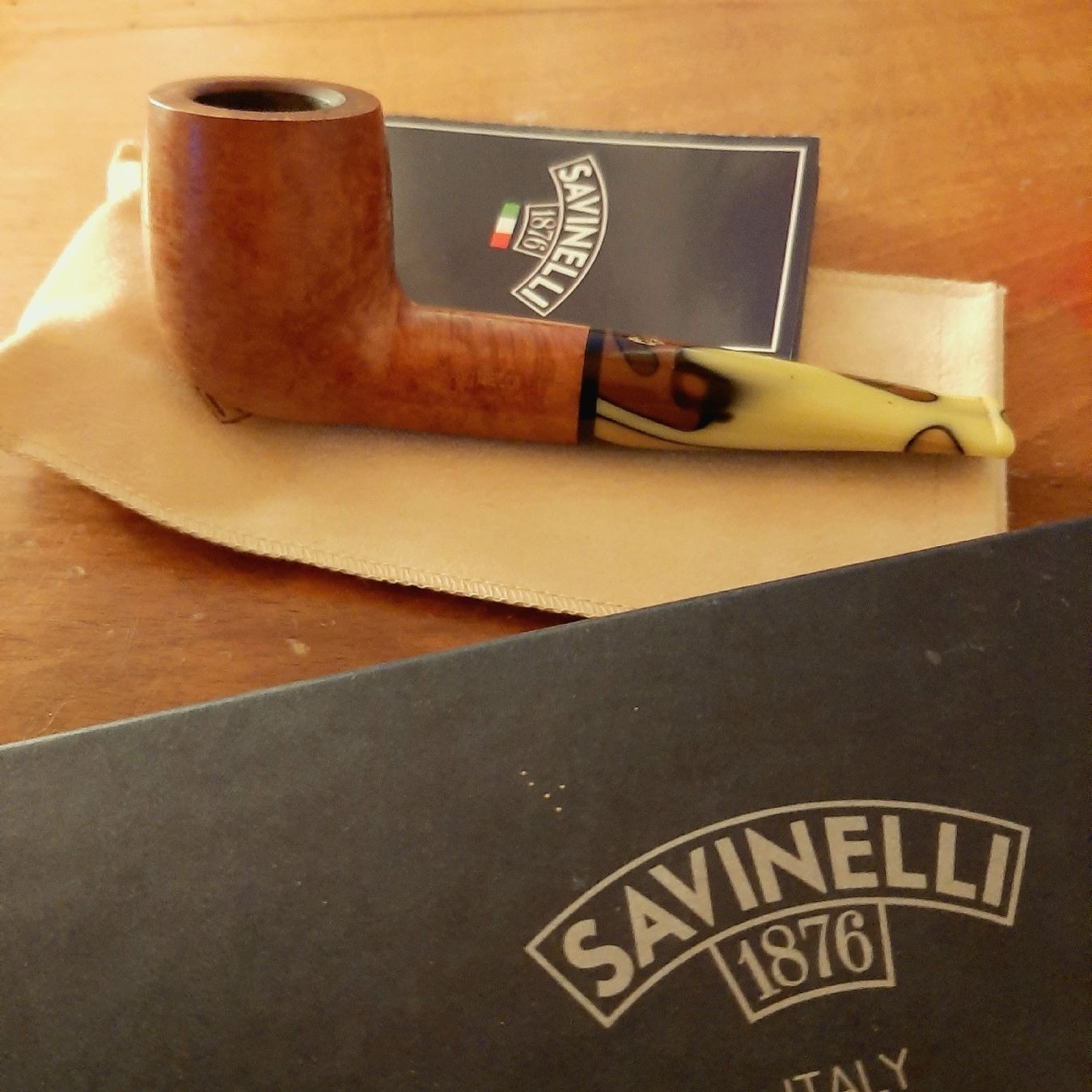 Pipe & Accessori: SAVINELLI smooth brown 9mm Pfeife – Usato da Wil SG venduto da effata_344