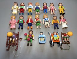 Playmobil Vintage Kinder Figuren Set mit Schlitten