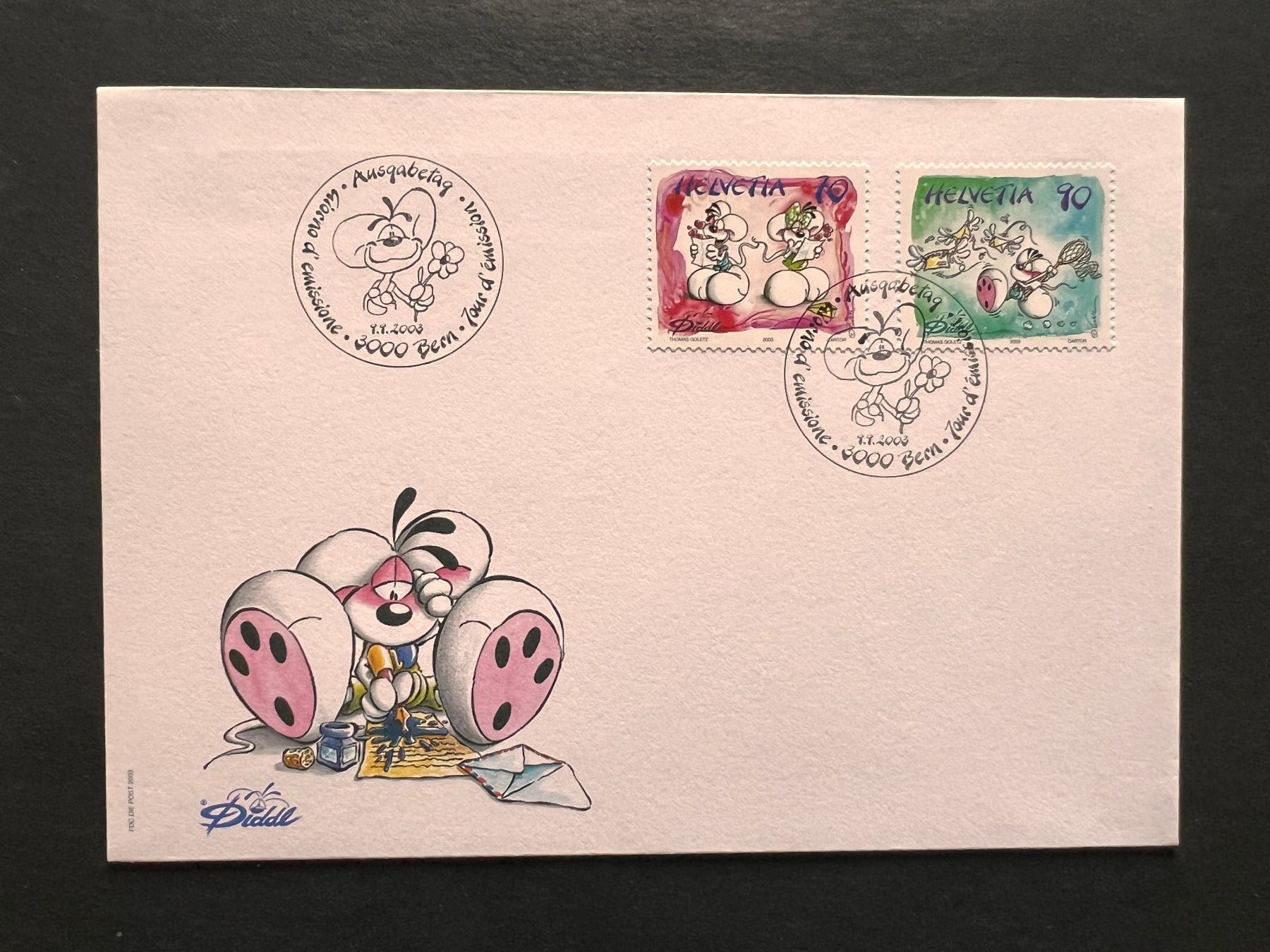 Tutti i francobolli: Sonderbrief  2002 FDC (R476) – Usato da Hinwil venduto da Sidi4