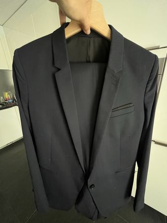 Costume tailleur The Kooples 34/36 bleu marine neuf
