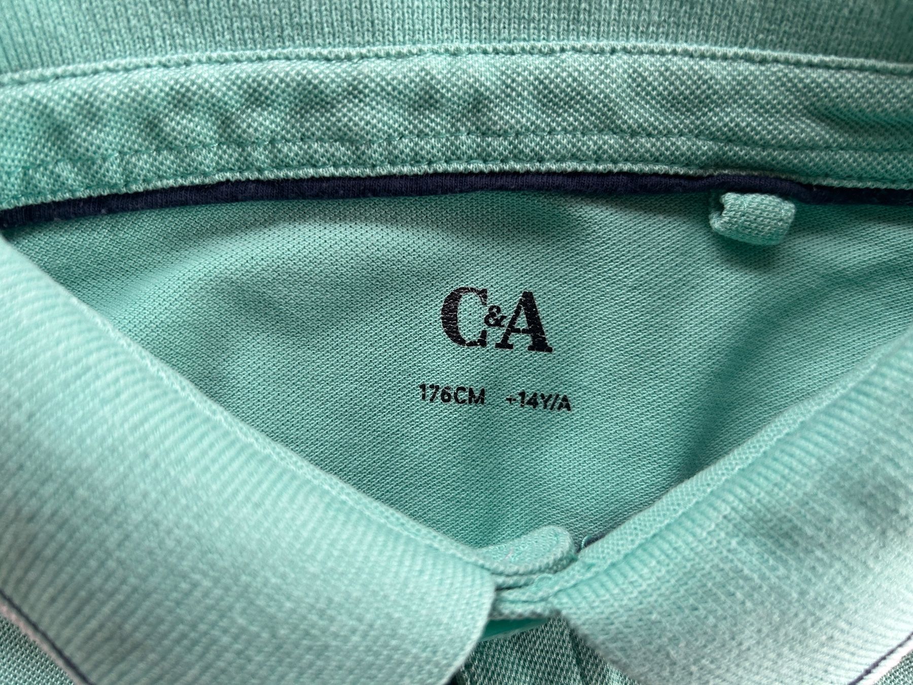 C&A Camicie, T-shirt & Polo: Hellgrünes Kinder-Poloshirt Grösse 176 – Usato da Grosswangen venduto da che_gr 1