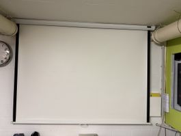 Projektions-Leinwand zum Ausziehen, 160cm x 120cm