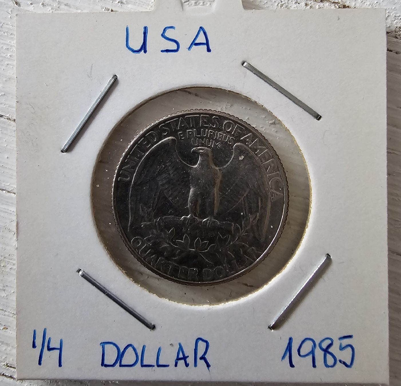 Tutti le monete: 1/4 dollar 1985 – Usato da Nidau venduto da Misterpix