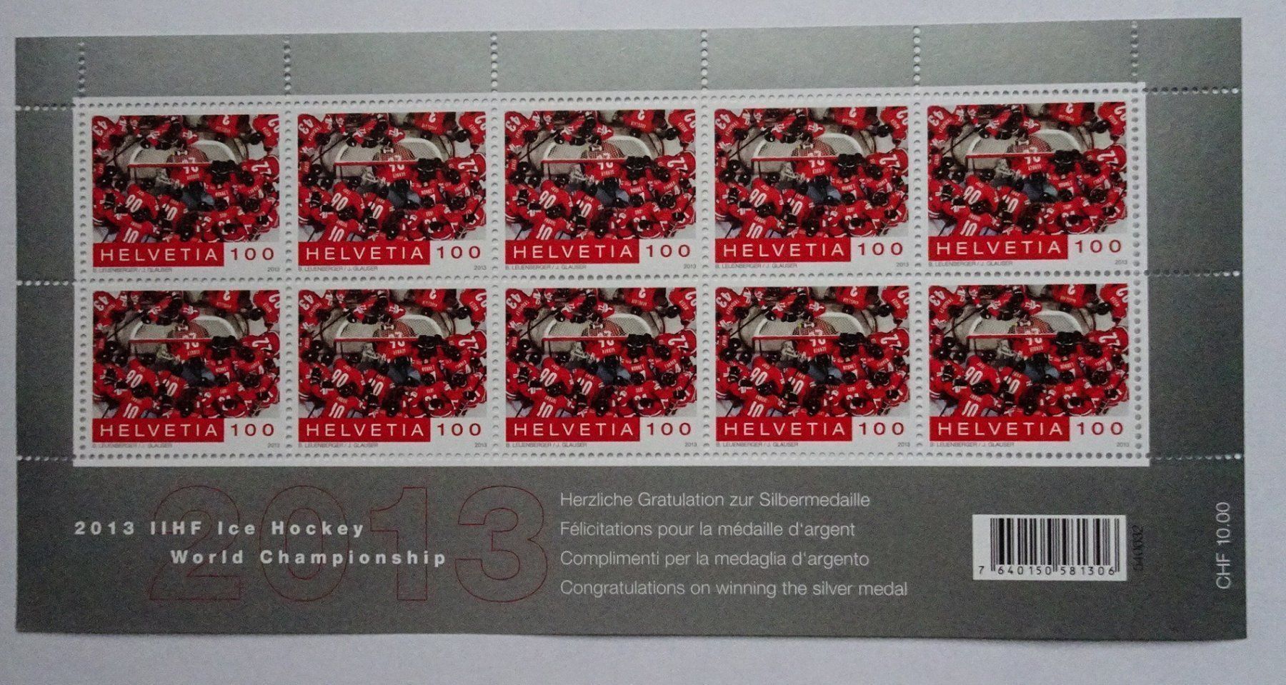 Alle Briefmarken: 2013* – Gebraucht aus Aadorf von Chnorli-Furz
