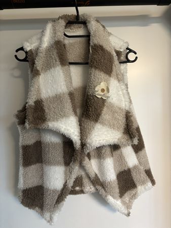 Flauschige Teddyweste Gr. 38