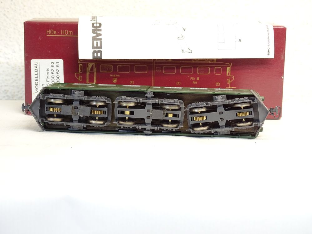Bemo 1254 112 RhB Elektrolok Ge6/6 Curia 702, Grün, H0m, OVP (Gebraucht ...