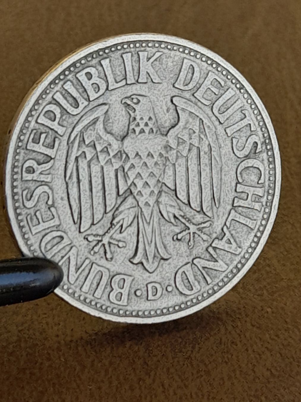 Alle Münzen: 1 Deutsche Mark 1950 d – Gebraucht aus Basel von Basel_20 7